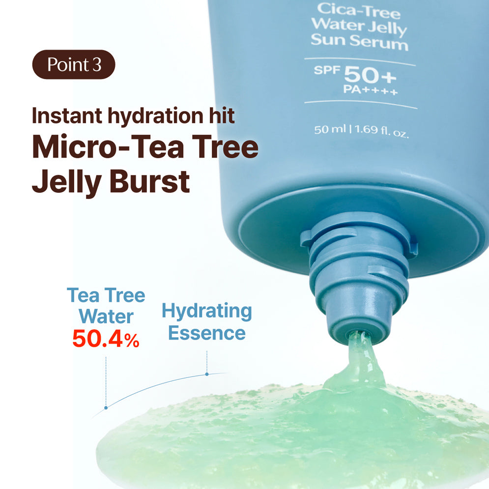 Protector solar Cica-Tree Water Jelly Sun Serum de Tage