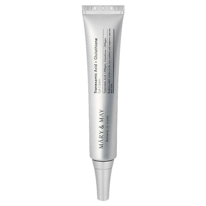 Crema aclarante para ojeras: Tranexamic Acid + Glutathione Eye Cream de Mary&May