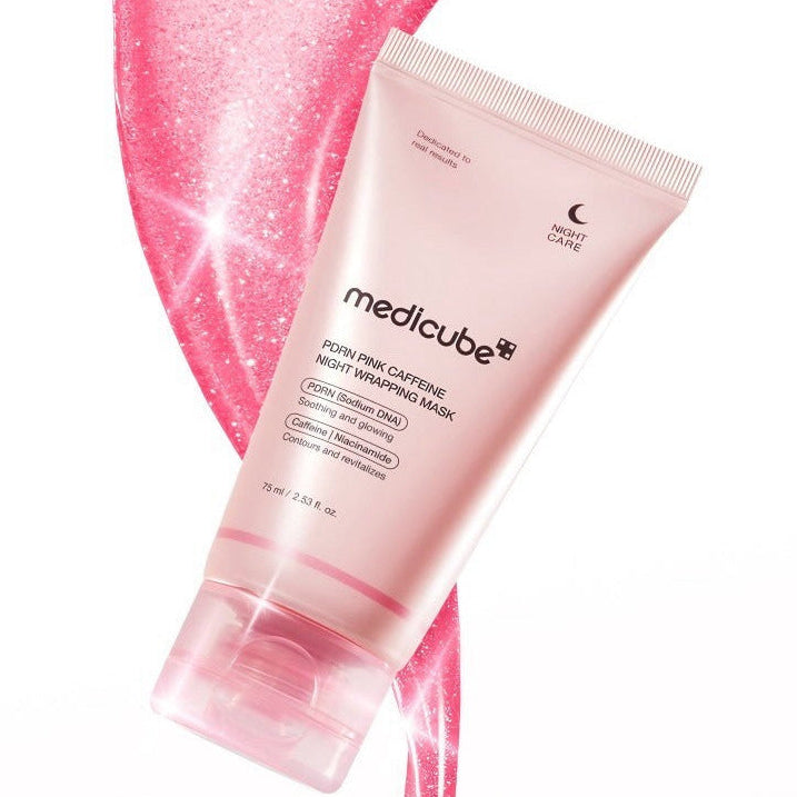 Mascarilla nocturna PDRN Pink Caffeine Night Wrapping Mask de Medicube