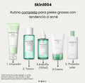 Rutina para pieles grasas y acnéicas de Skin1004