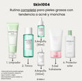 Rutina para pieles grasas, acnéicas y con manchas de Skin1004