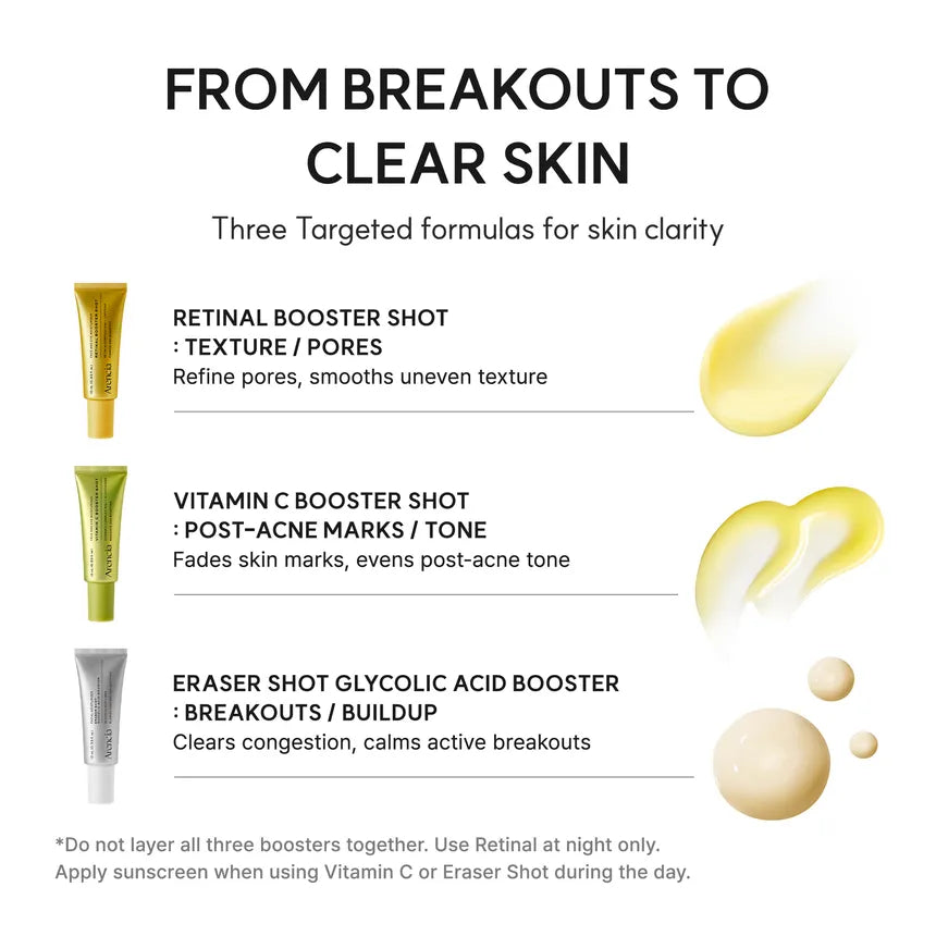 Skin Clarifying Booster Shot Trio de Arencia