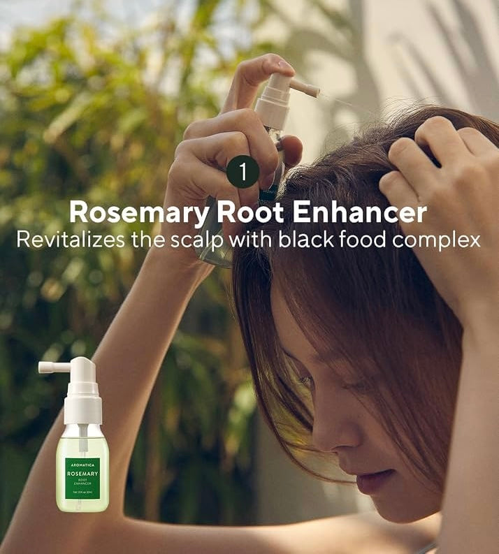 (Kit capilar de romero) Rosemary Scalp Scaling Trial Kit de Aromatica