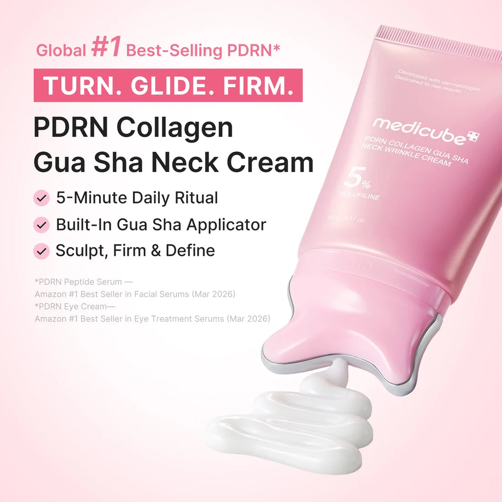 PDRN Collagen Gua Sha Neck Wrinkle Cream de Medicube