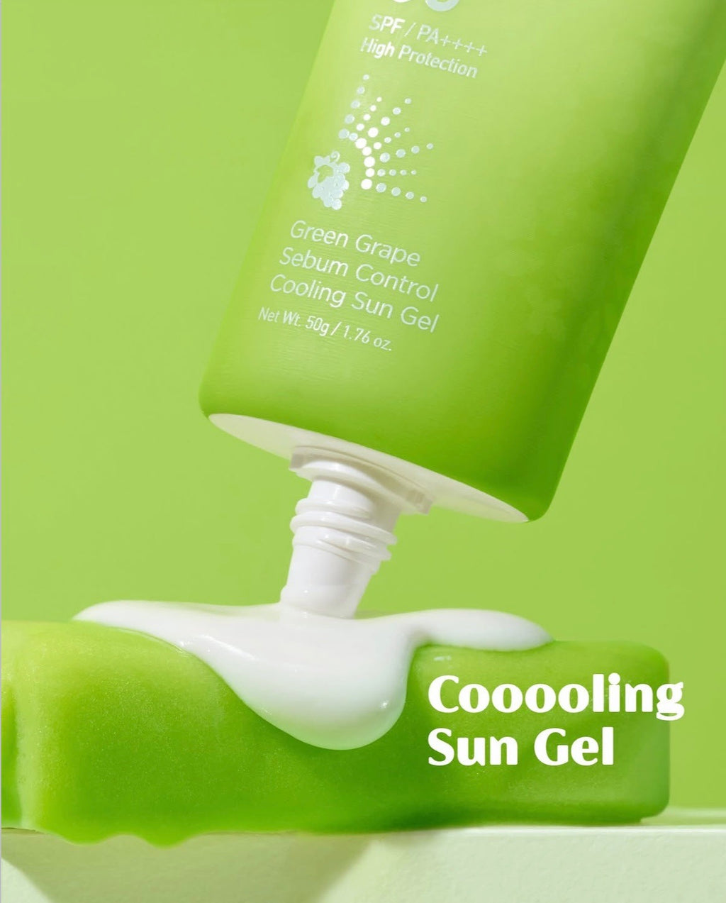 Protector solar Green Grape Sebum Control Sun Gel de Frudia