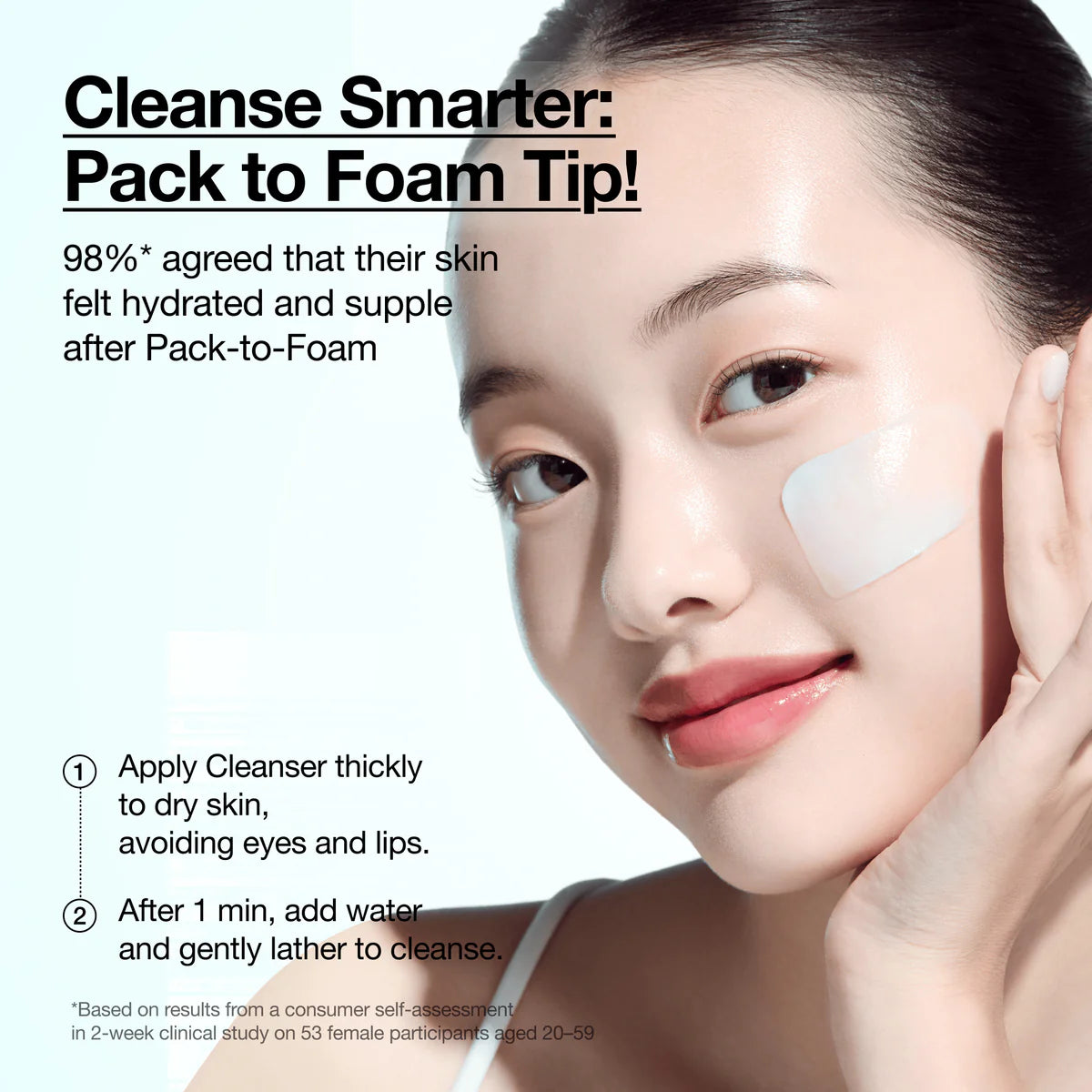 Limpiador facial PDRN Hyaluronic Acid Moisturizing Cleansing Foam de Anua