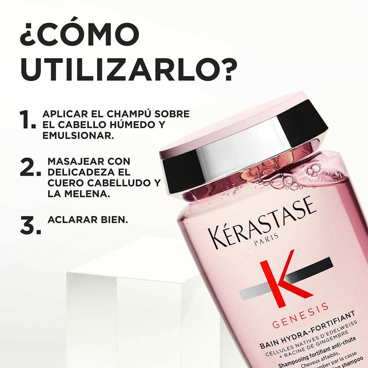 (80ml) Shampoo fortificante: Genesis Bain Hydra-Fortifiant Shampoo de KÉRASTASE