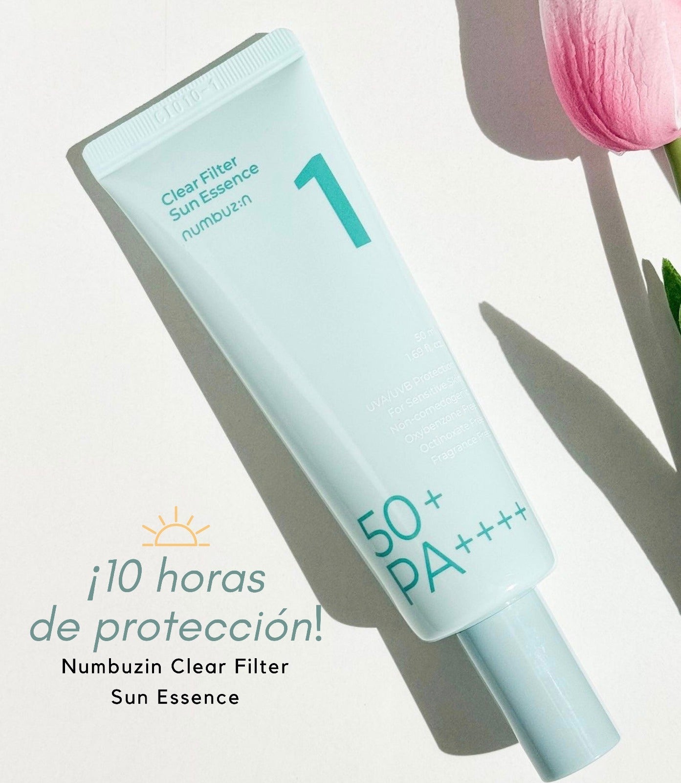 Protector solar N1 Clear Filter Sun Essence de Numbuzin