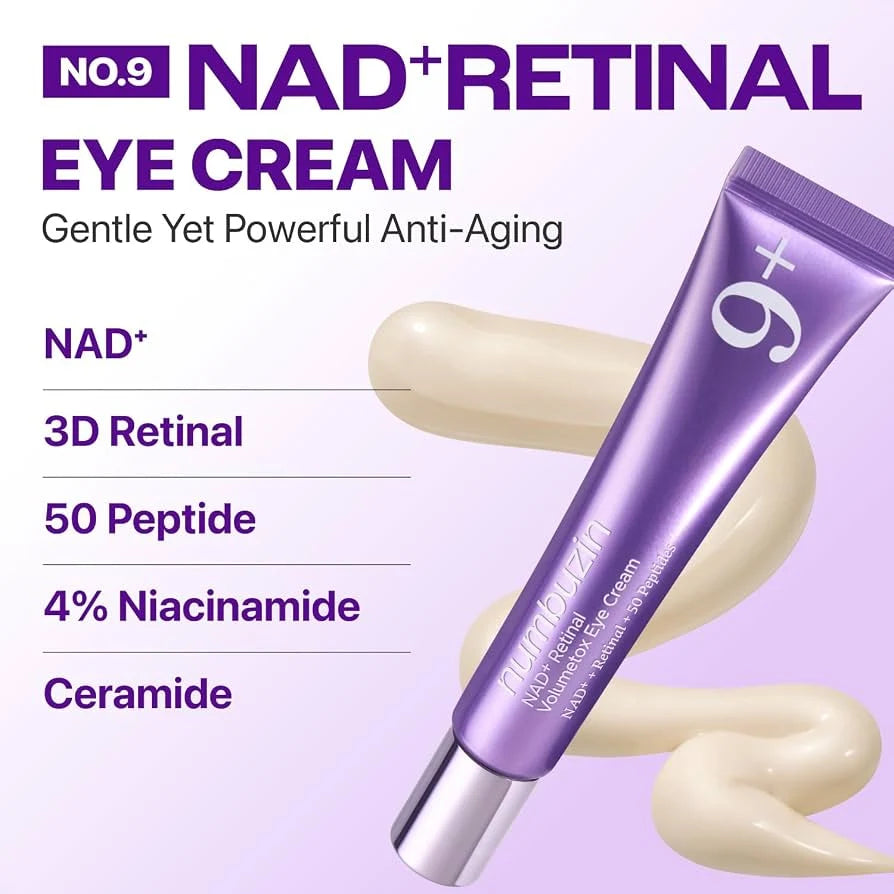 No.9 NAD+ Retinal Volumetox Eye Cream de Numbuzin
