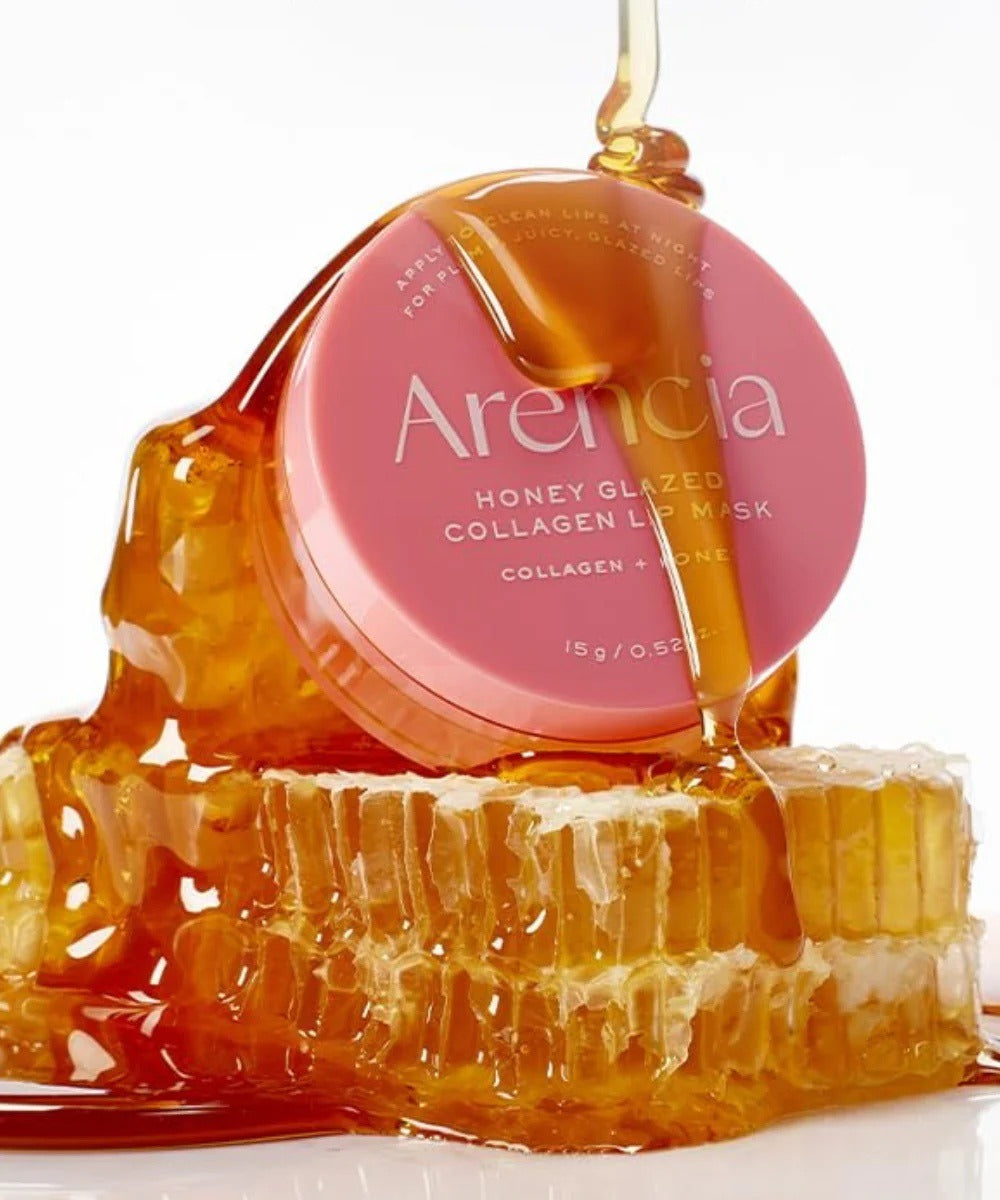 Mascarilla labial: Honey Glazed Collagen Lip Mask de Arencia