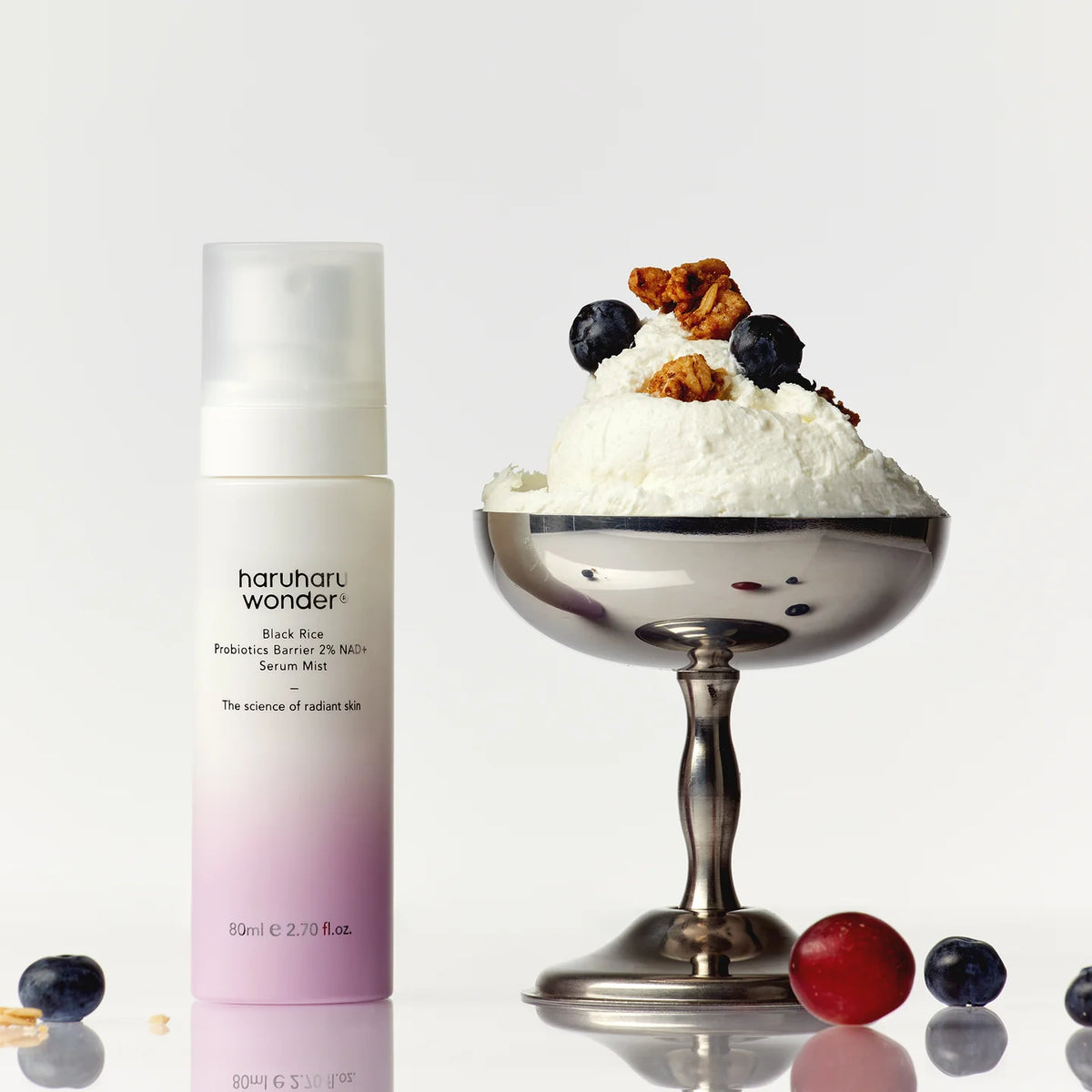 Black Rice Probiotics Barrier 2% NAD+ Serum Mist de Haruharu Wonder