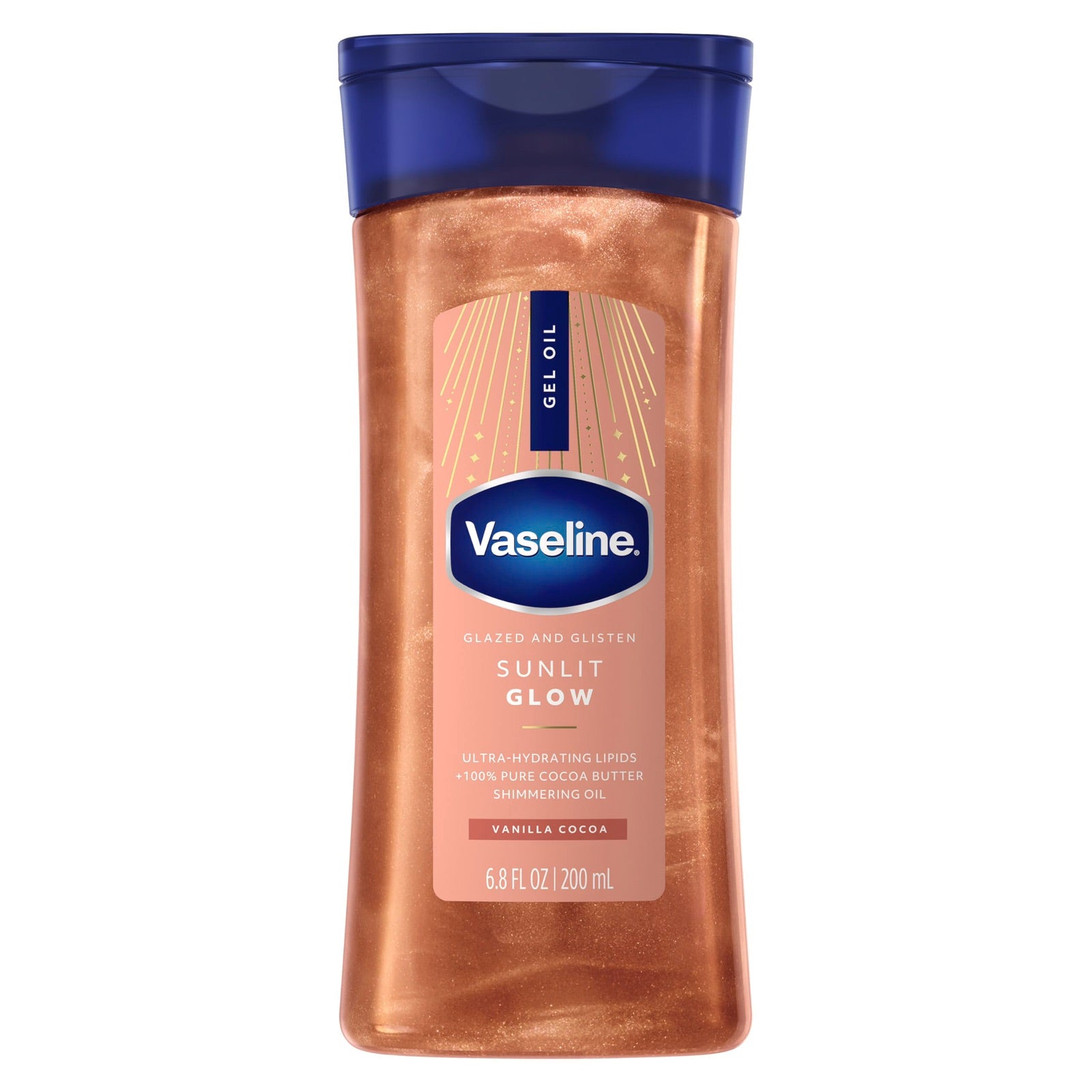 Gel iluminador corporal: Vaseline Glazed and Glisten