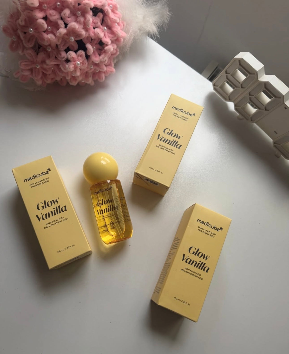 Glow Vanilla Hair & Body Fragrance Mist de Medicube