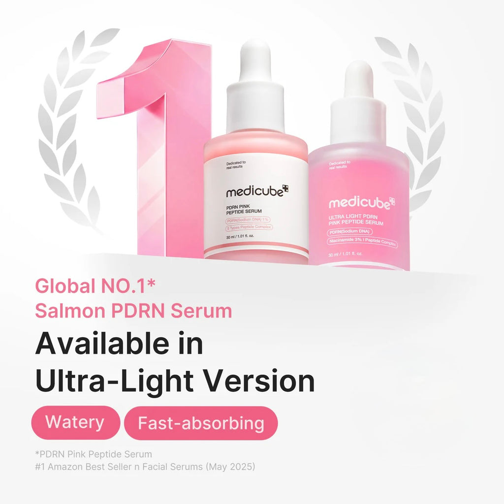 Ultra Light PDRN Pink Peptide Serum de Medicube