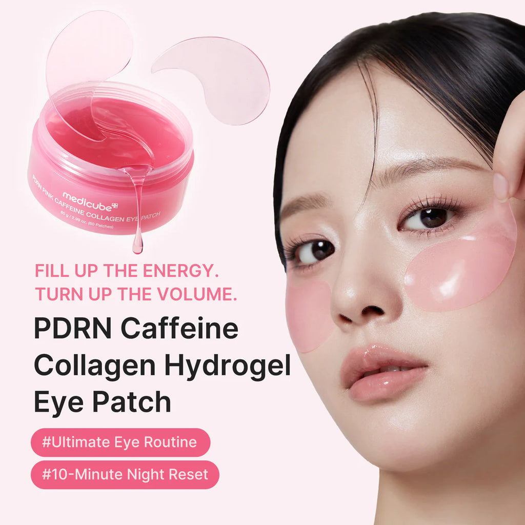 PDRN Pink Caffeine Collagen Eye Patch de Medicube