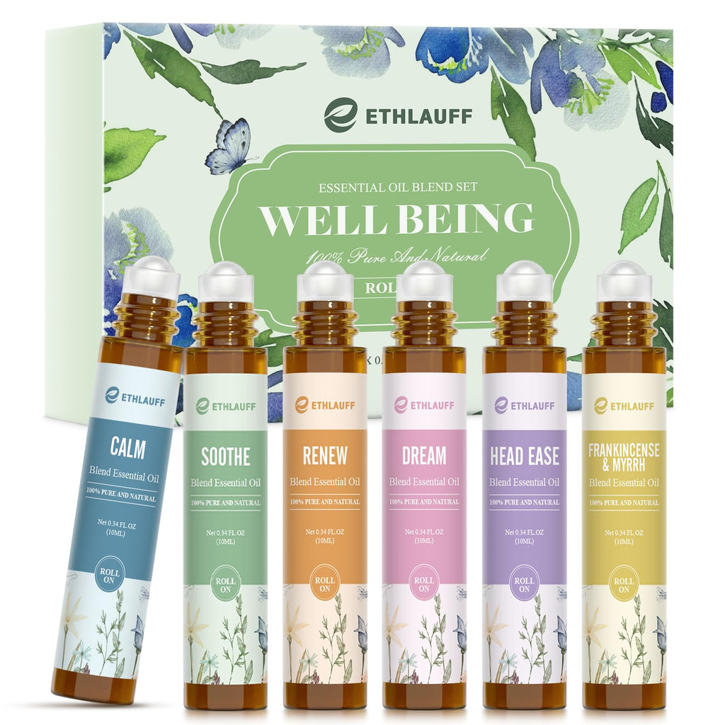Set de aceites esenciales: Ethalauff Essential Relief Aromatherapy Massage