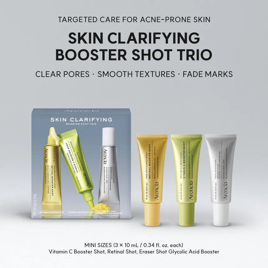 Skin Clarifying Booster Shot Trio de Arencia