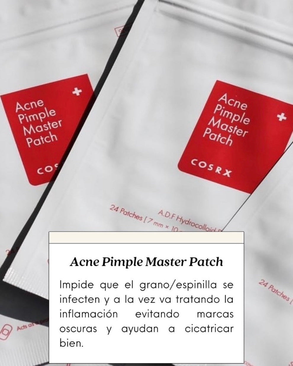 Parches hidrocoloides para granitos de COSRX