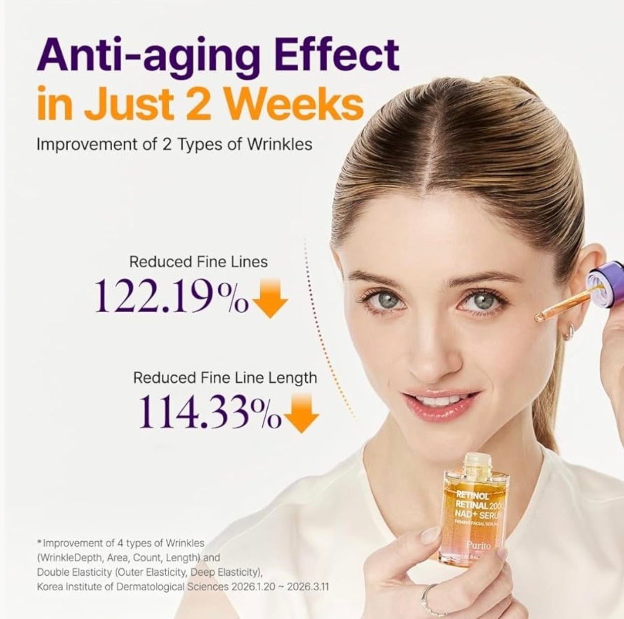 Retinol Retinal 2000 NAD+ Serum de Purito