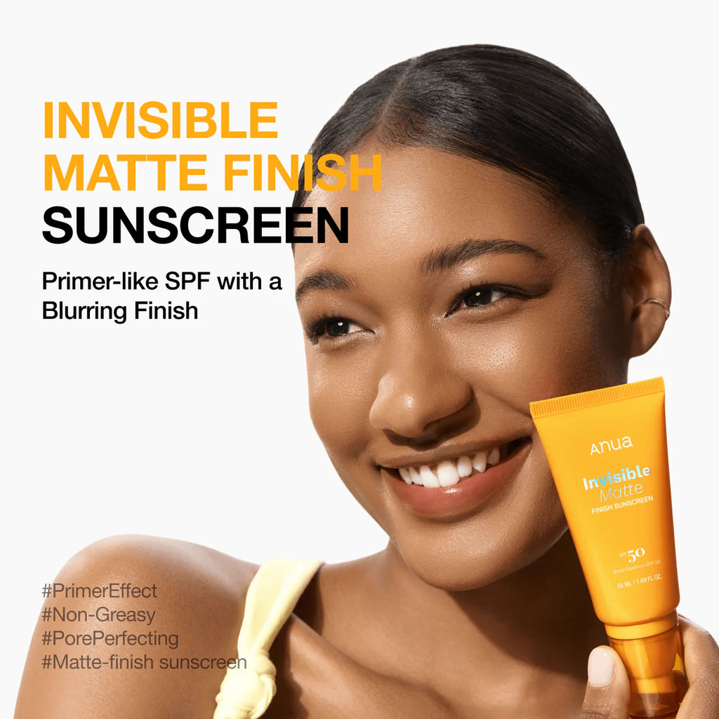 Protector solar Invisible Matte Finish Sunscreen de Anua