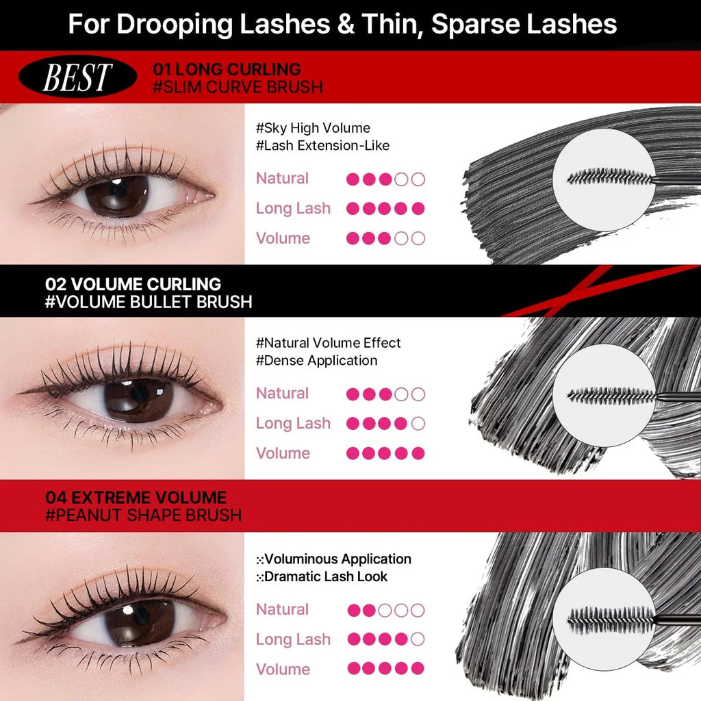 (Long curling) Kill Lash Superproof Mascara de Clio