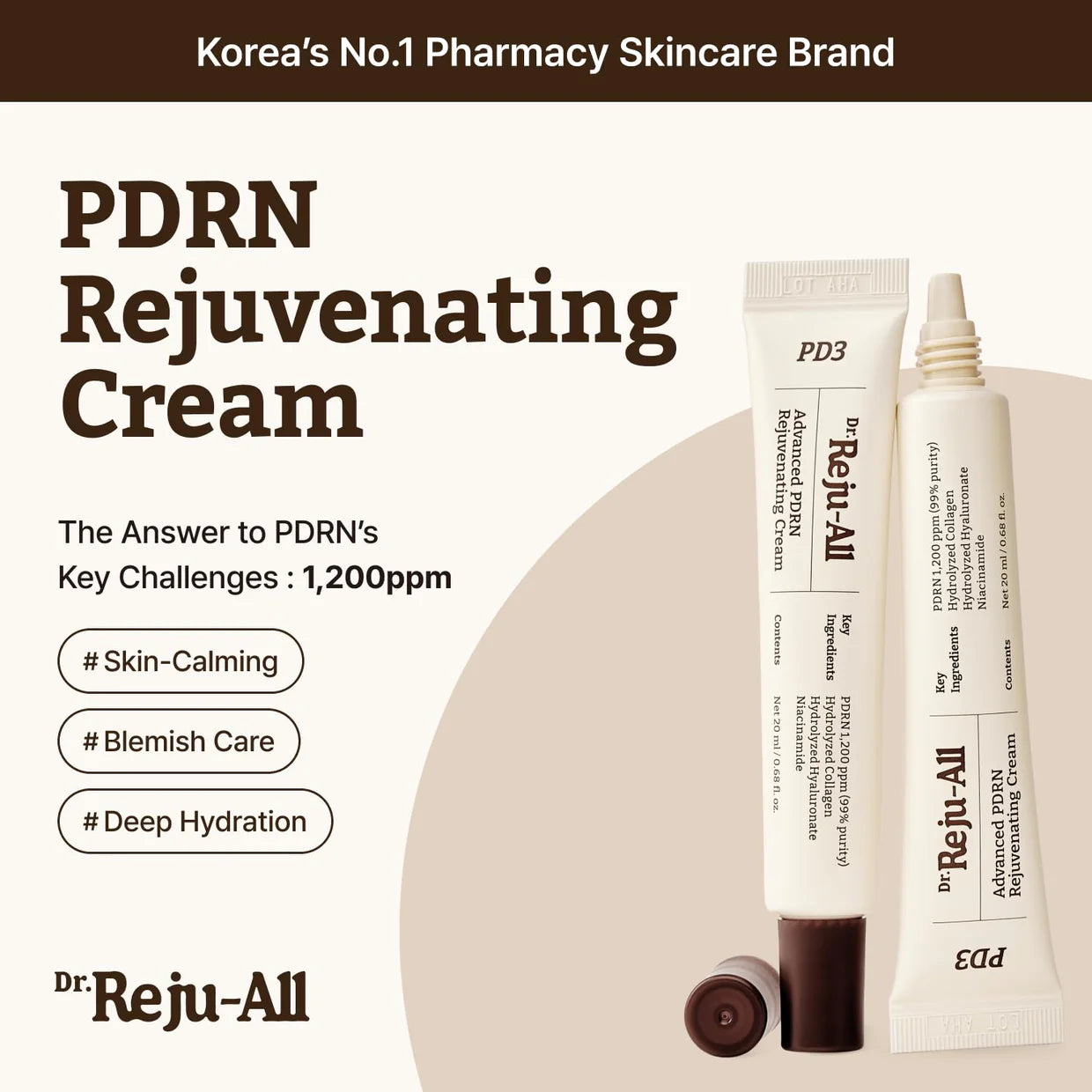 Advanced PDRN Rejuvenating Cream de Dr. Reju-All