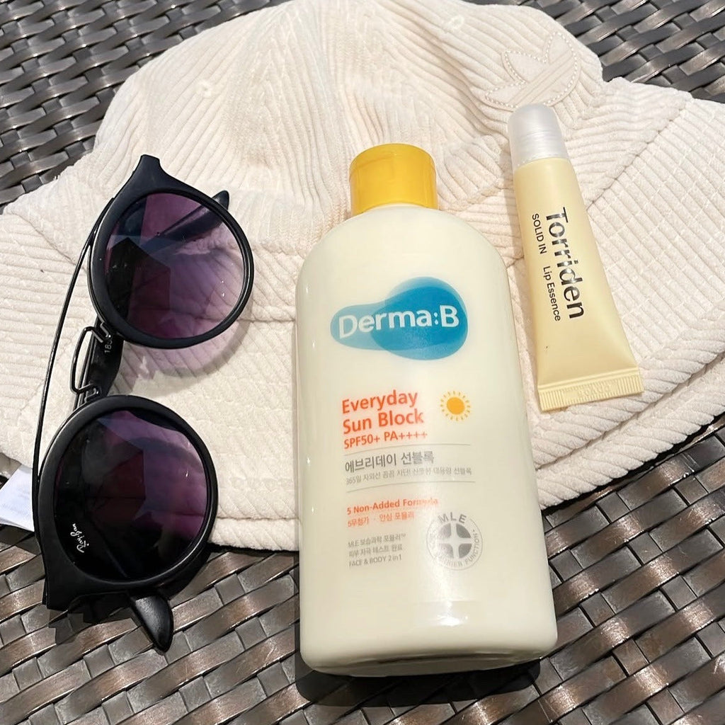 Protector solar corporal y facial: Everyday Sun Block de Derma:B