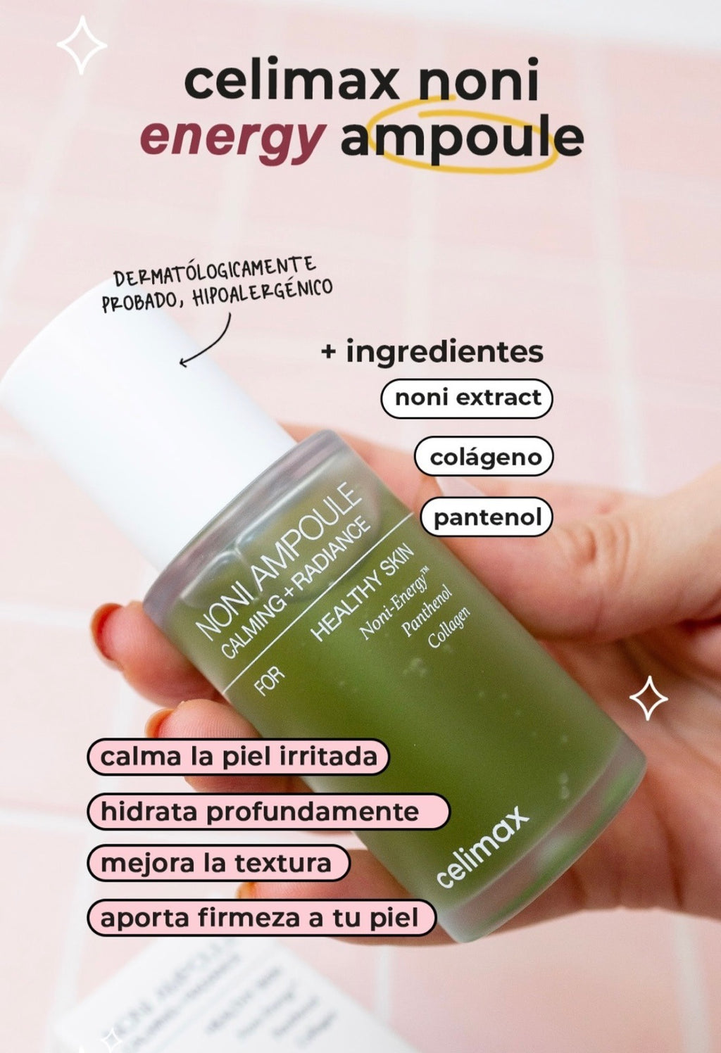 Noni Ampoule Calming + Radiance de Celimax