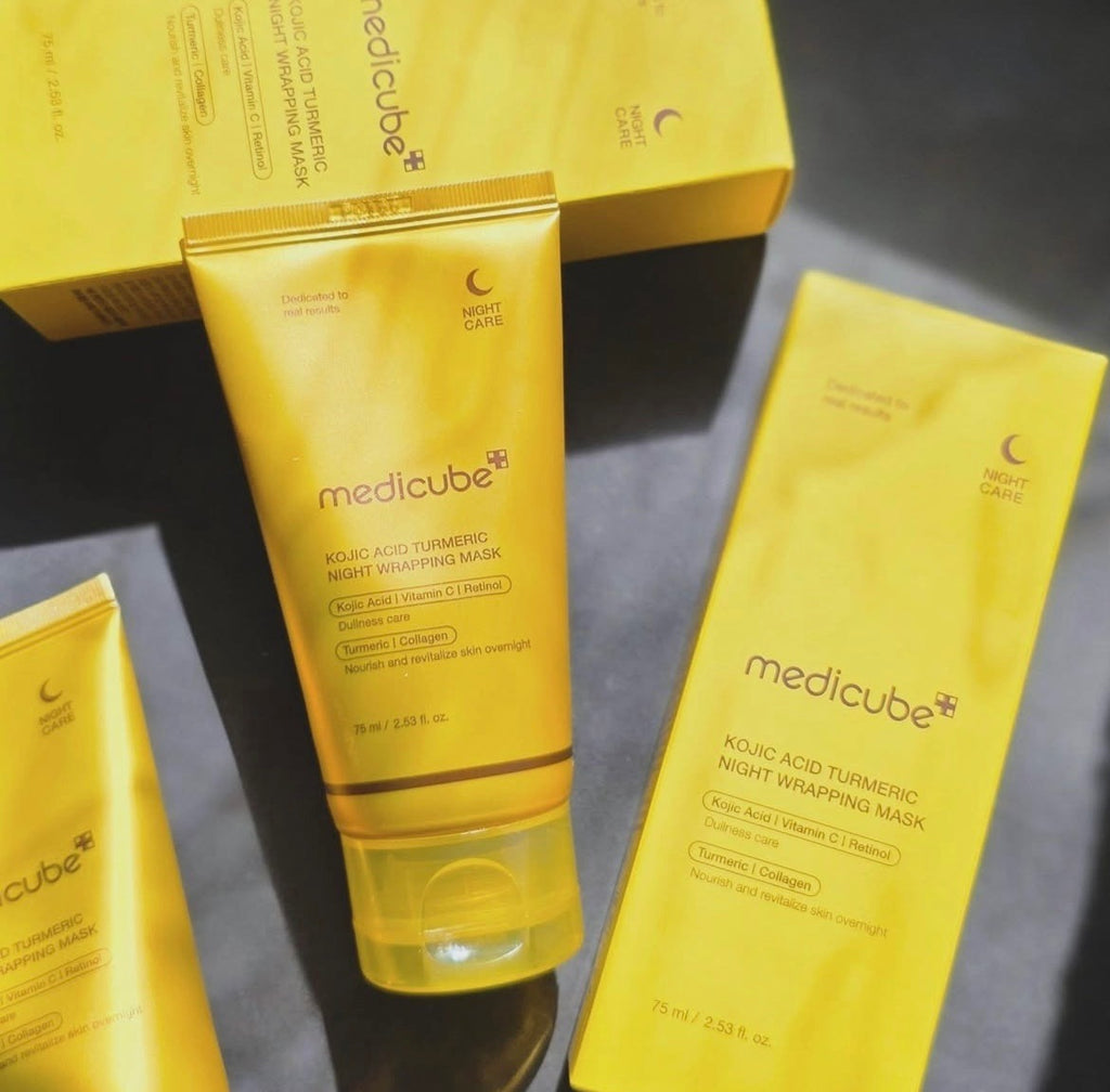 Mascarilla nocturna Kojic Acid Turmeric Night Wrapping Mask de Medicube