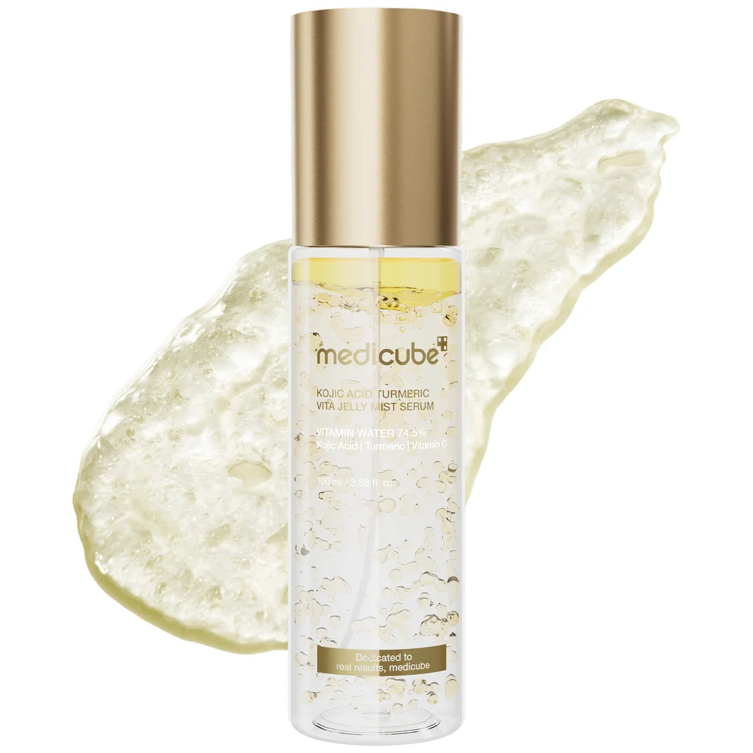Kojic Acid Turmeric Vitamin Gold Jelly Mist Serum de Medicube