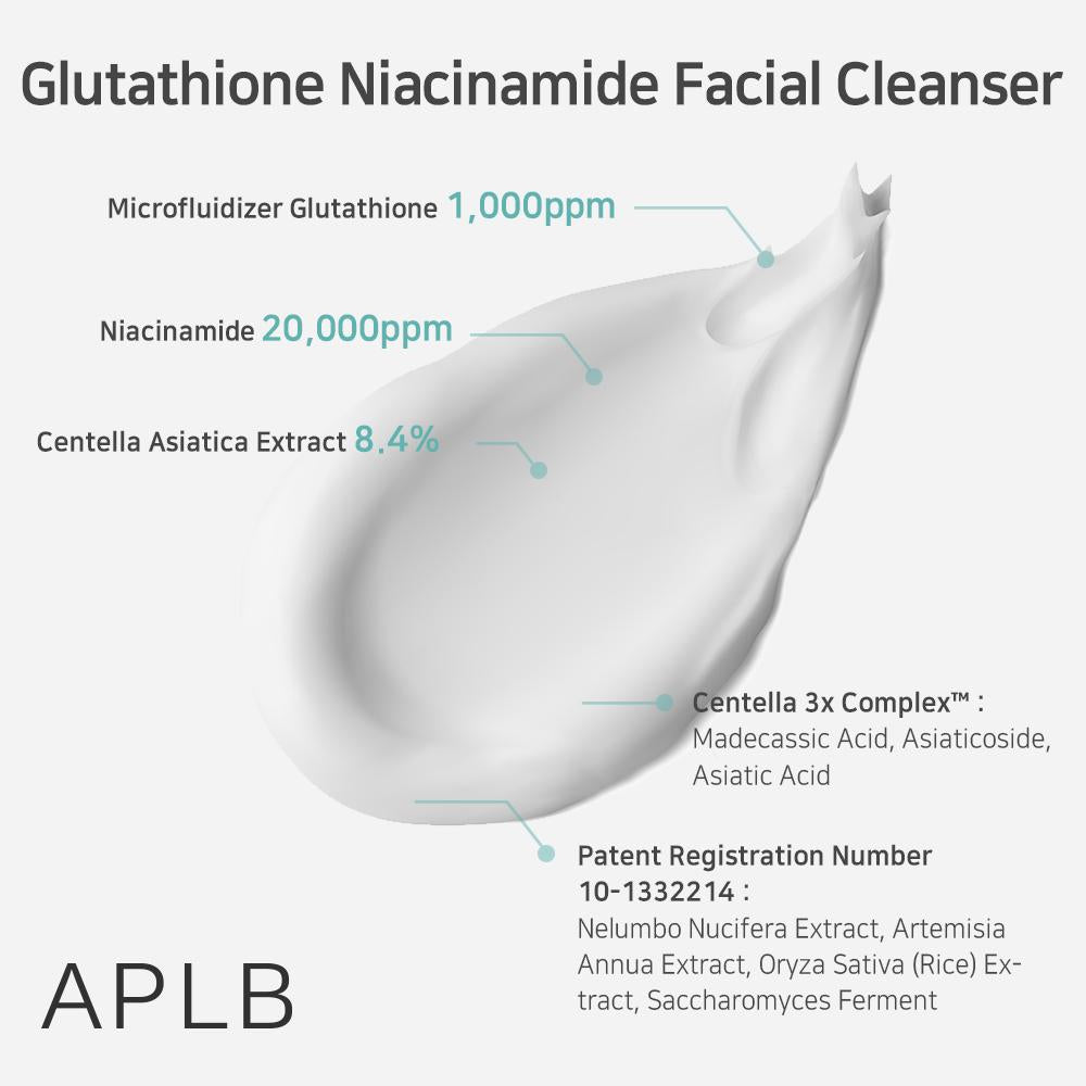 Limpiador facial Glutathione Niacinamide Facial Cleanser de APLB