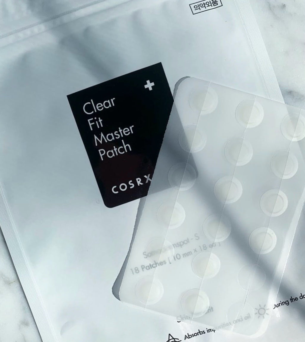 Parches hidrocoloides invisibles para granos Clear Fit Master Patch de COSRX