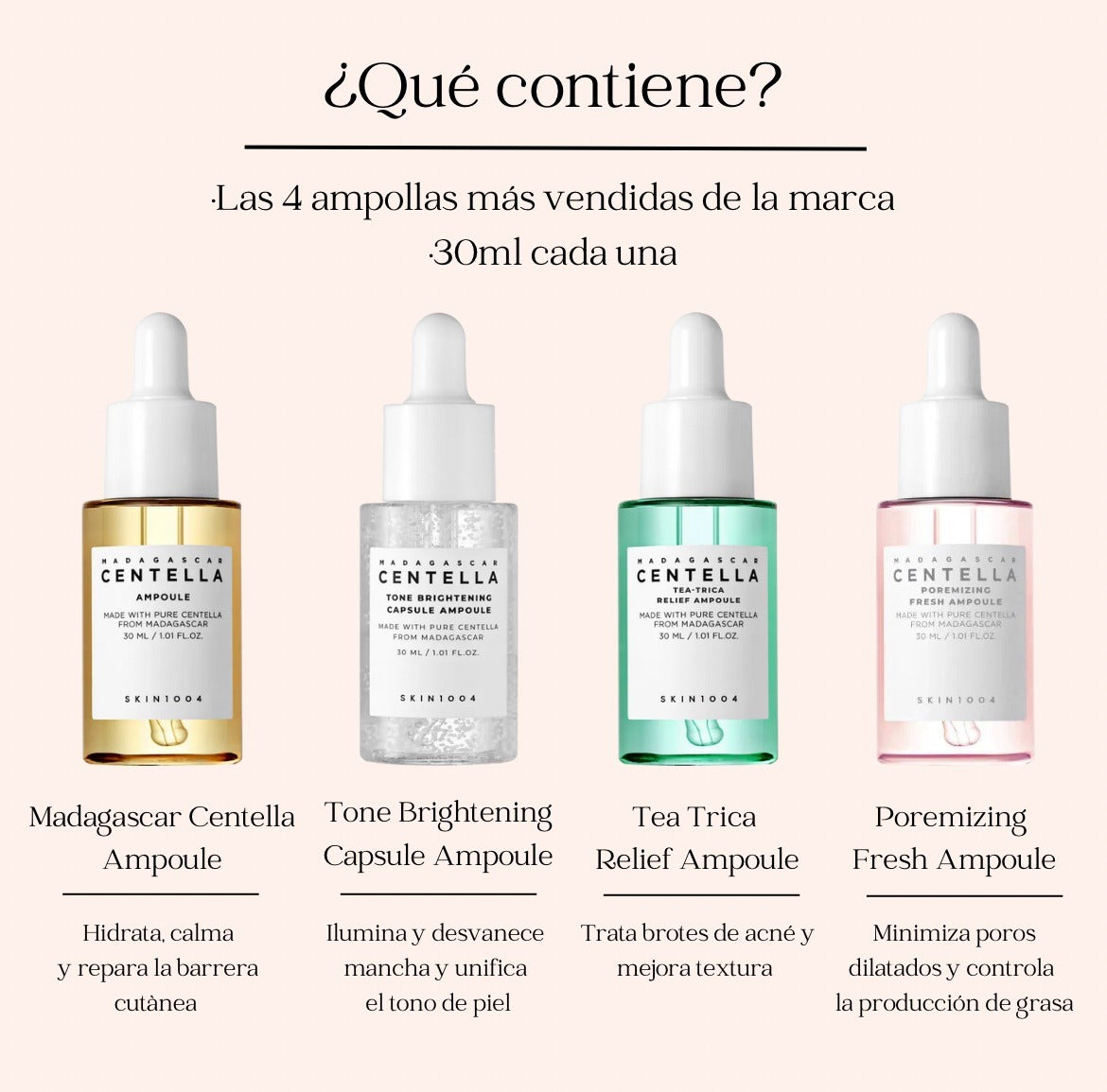 Kit de ampollas de Madagascar Centella de Skin1004