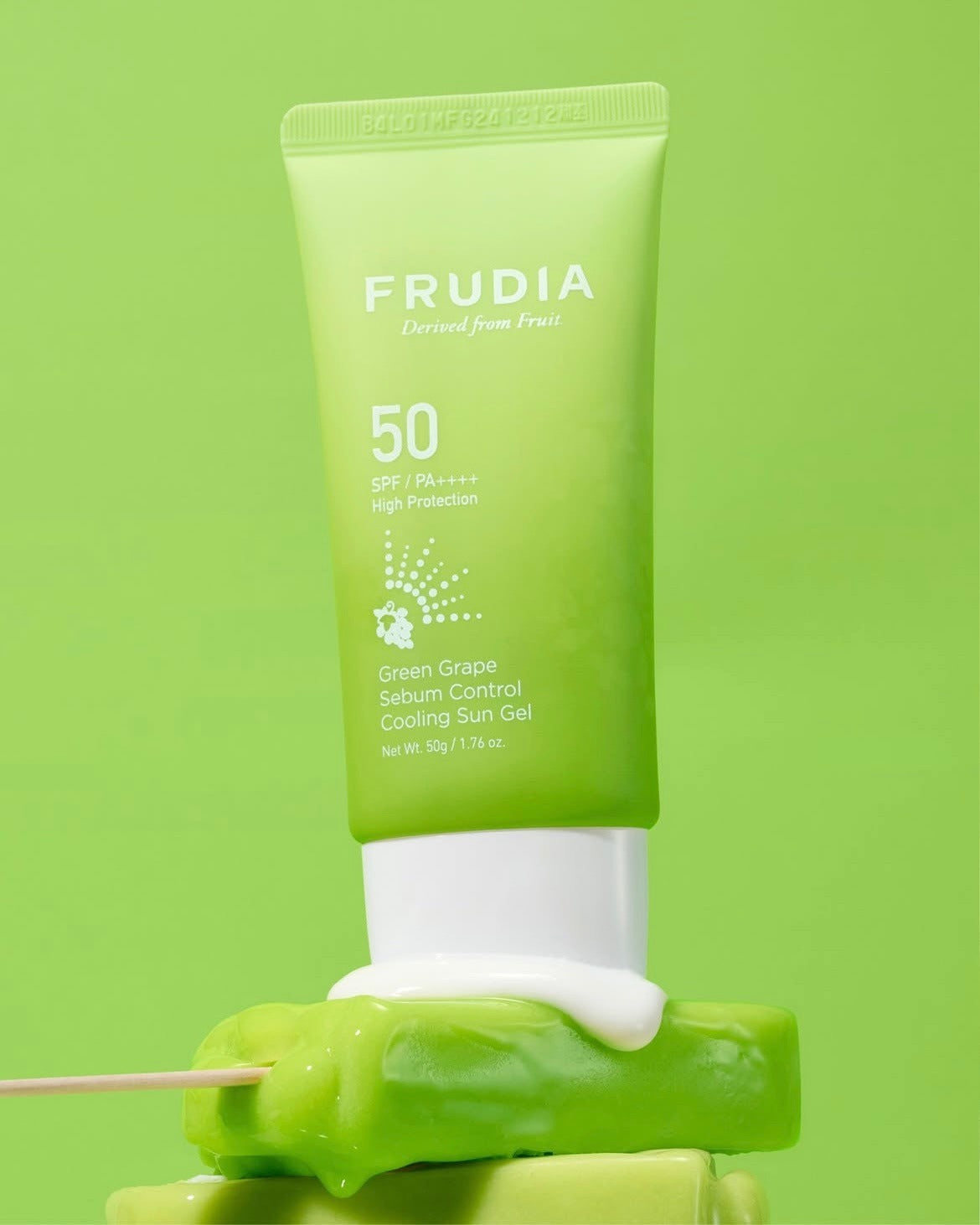 Protector solar Green Grape Sebum Control Sun Gel de Frudia