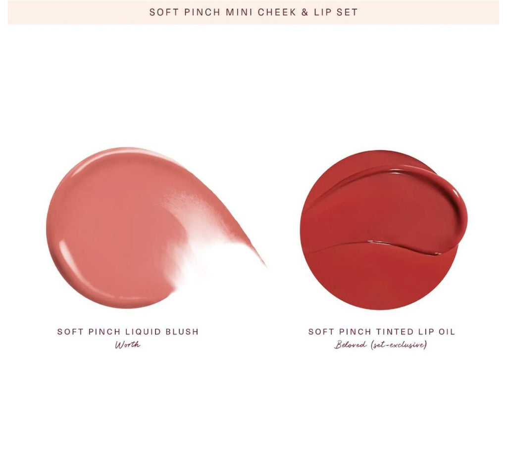 Rare Beauty mini set: blush + lip oil
