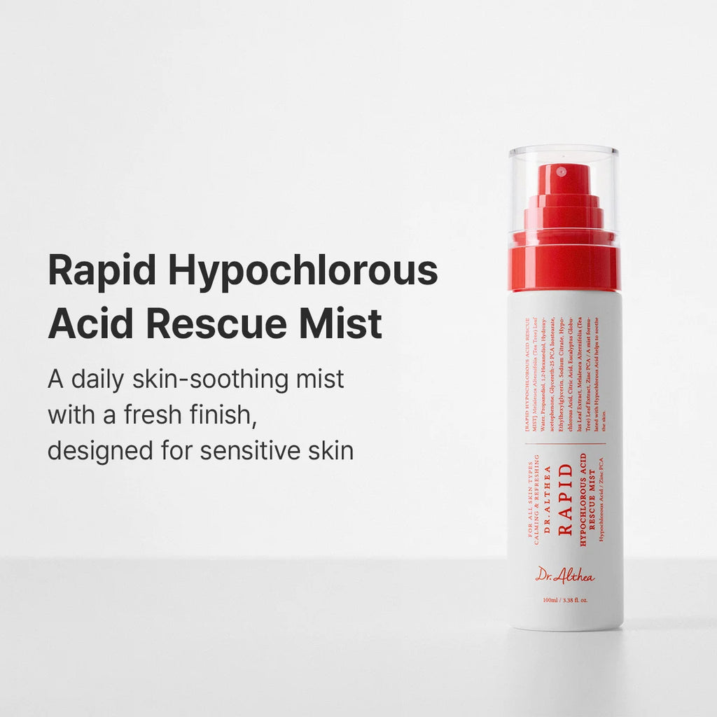 (60ml) Rapid Hypochlorous Acid Rescue Mist de Dr. Althea
