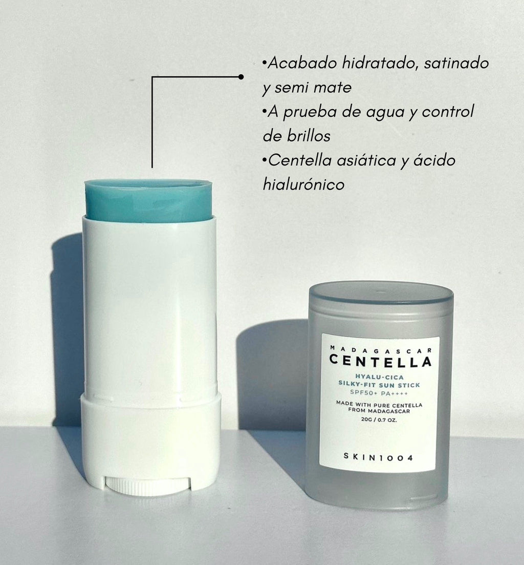 Protector solar en barra Hyalu-Cica Silky-Fit Sun Stick SPF50+ PA++++ de Skin1004