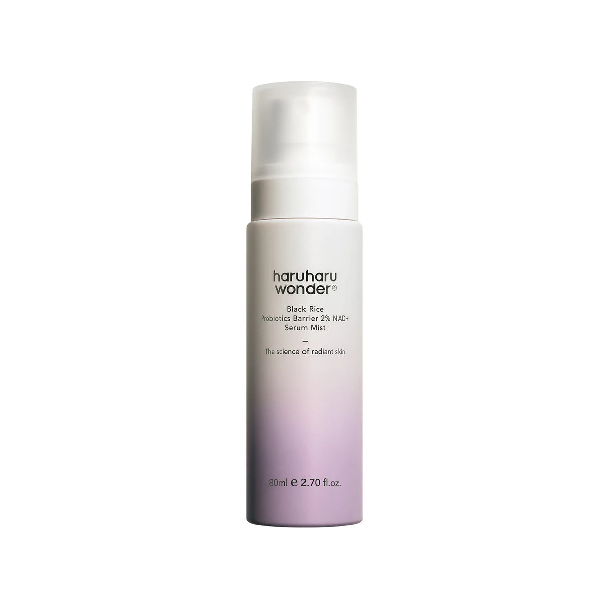 Black Rice Probiotics Barrier 2% NAD+ Serum Mist de Haruharu Wonder