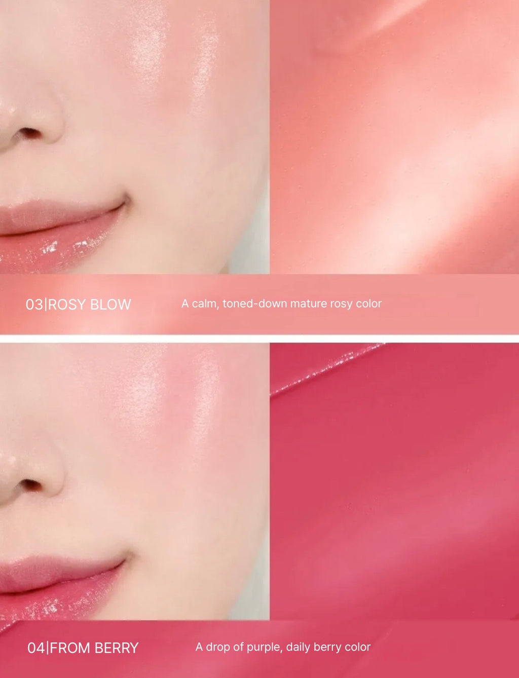 Essential Lip & Cheek Blush Tap de Clio
