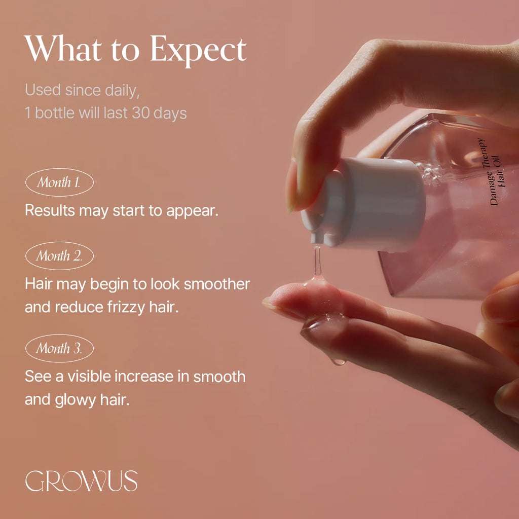 Aceite capilar: Damage Therapy Hair Oil de GROWUS
