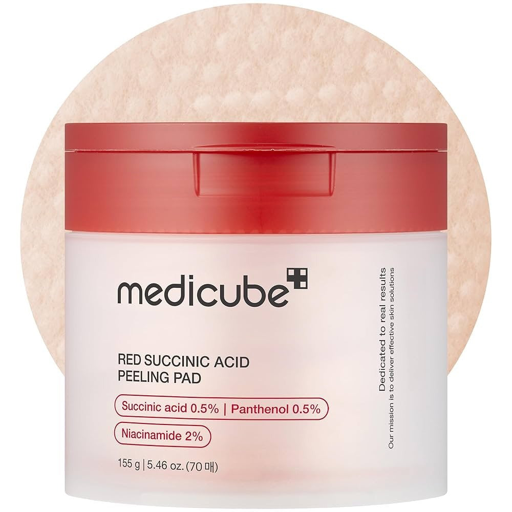 Pads exfoliantes: Red Succinic Acid Peeling Pad de Medicube