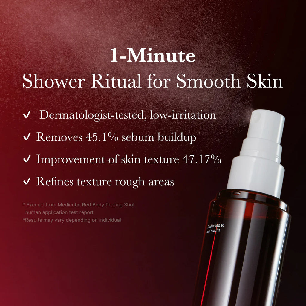 Peeling corporal: Red Acne Body Peeling Shot de Medicube