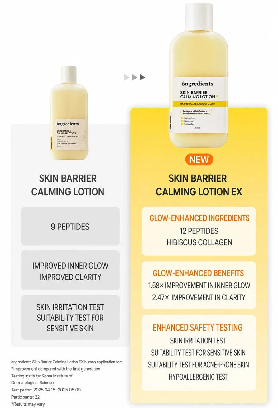 Skin Barrier Calming Lotion de Ongredients