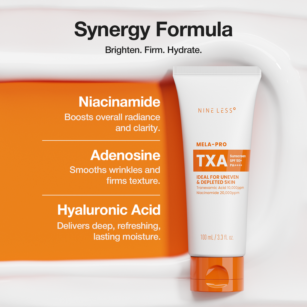 NUEVA VERSIÓN: Protector solar Mela Pro TXA Sunscreen de Nineless