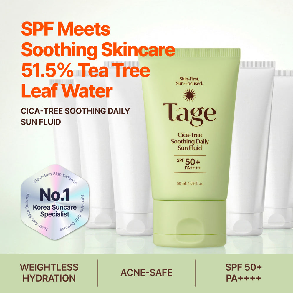 Protector solar Cica Tree Soothing Daily Sun Fluid de Tage