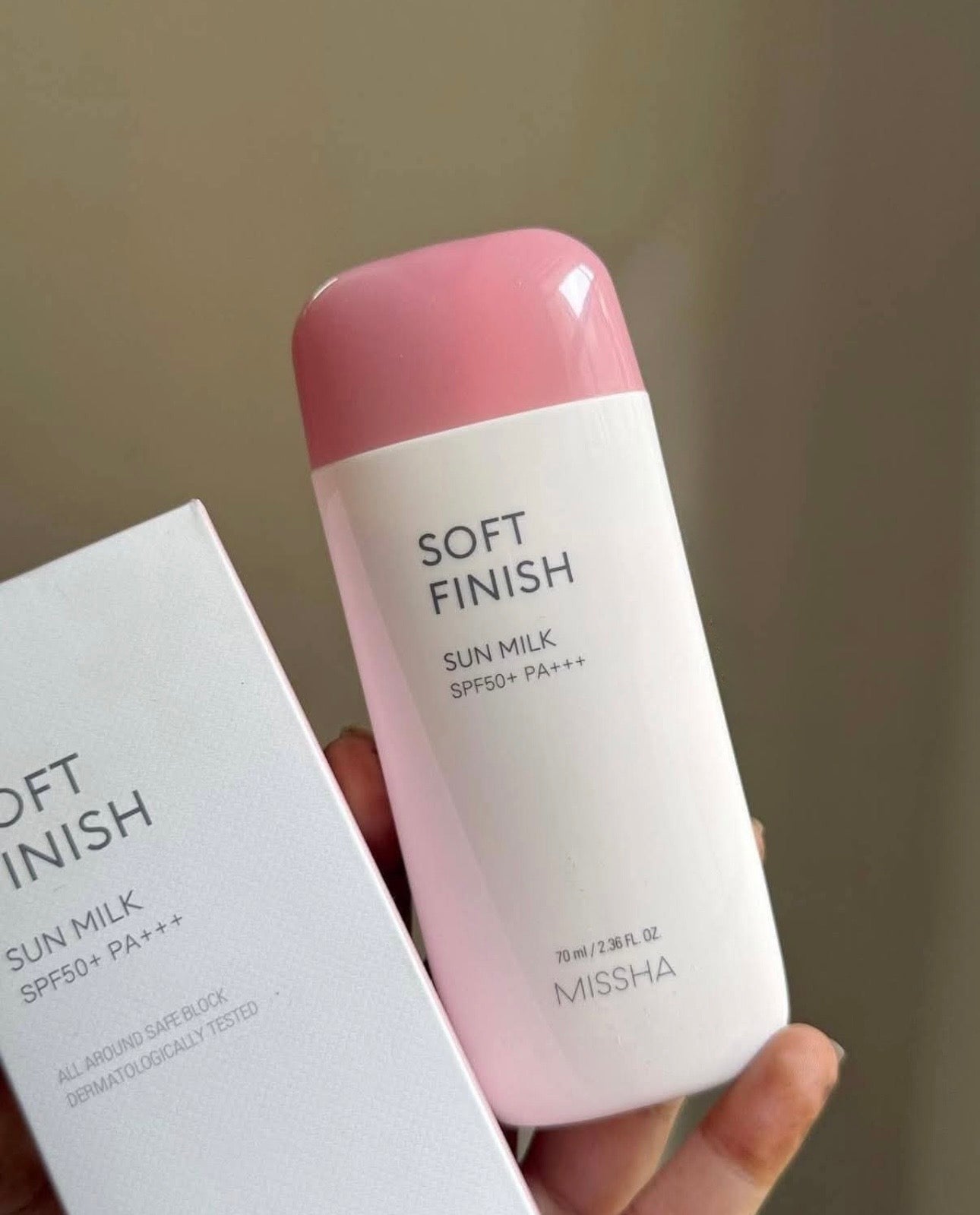 Protector solar Soft Finish acabado mate de Missha