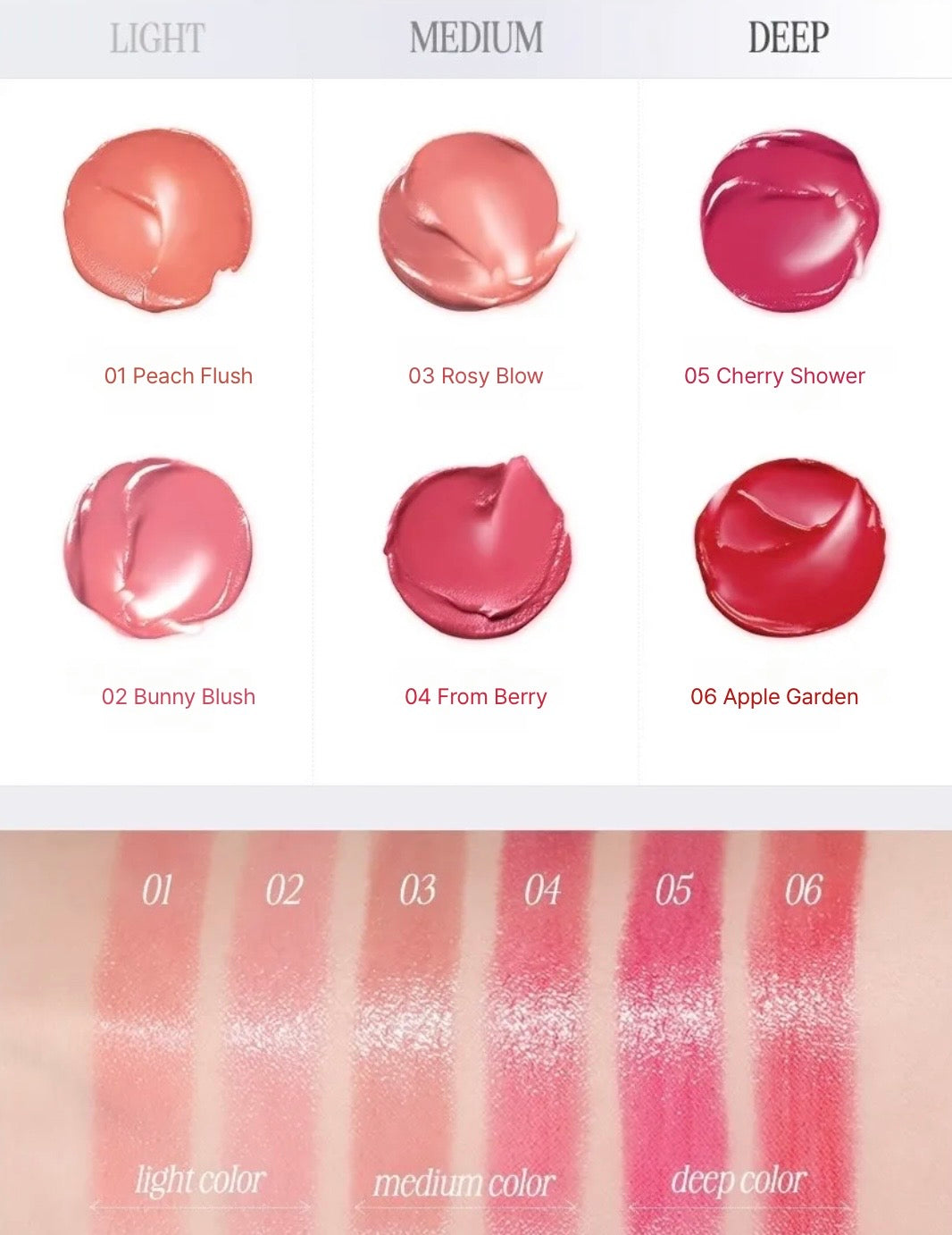 Essential Lip & Cheek Blush Tap de Clio