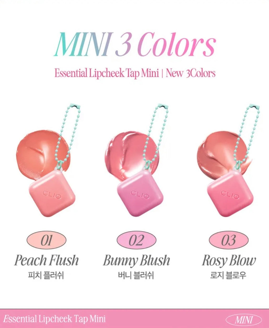 Essential Lip & Cheek Blush Tap de Clio