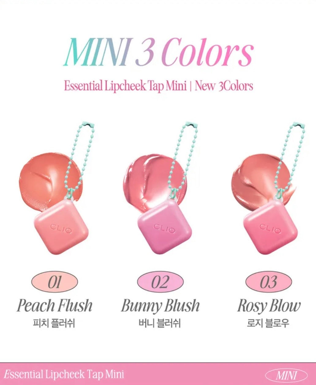 Essential Lip & Cheek Blush Tap de Clio