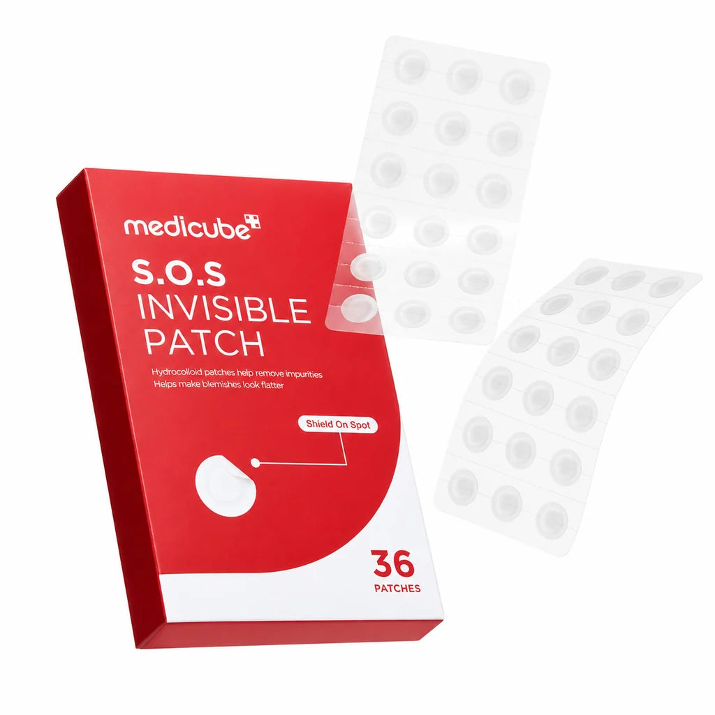 Parches ultrafinos S.O.S Invisible Patch Set de Medicube
